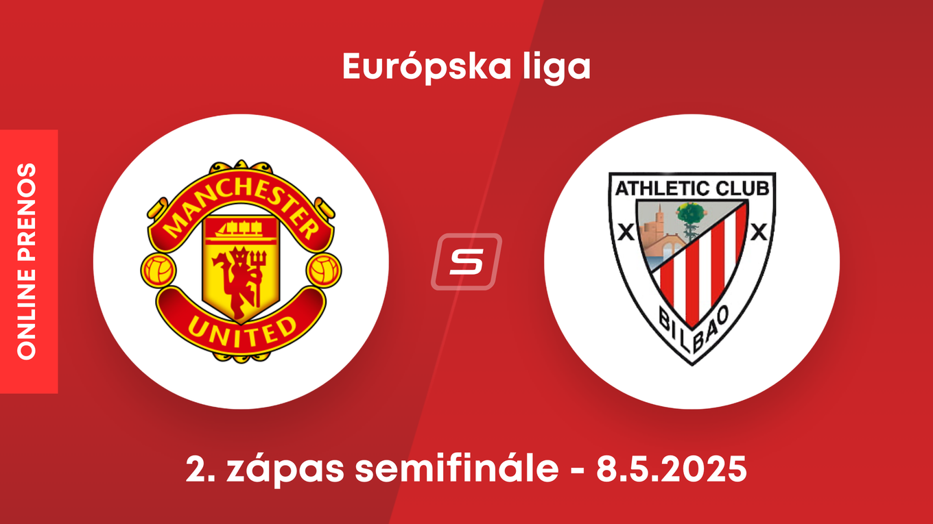 Manchester United - Athletic Bilbao: ONLINE prenos z 2. zápasu semifinále Európskej ligy.