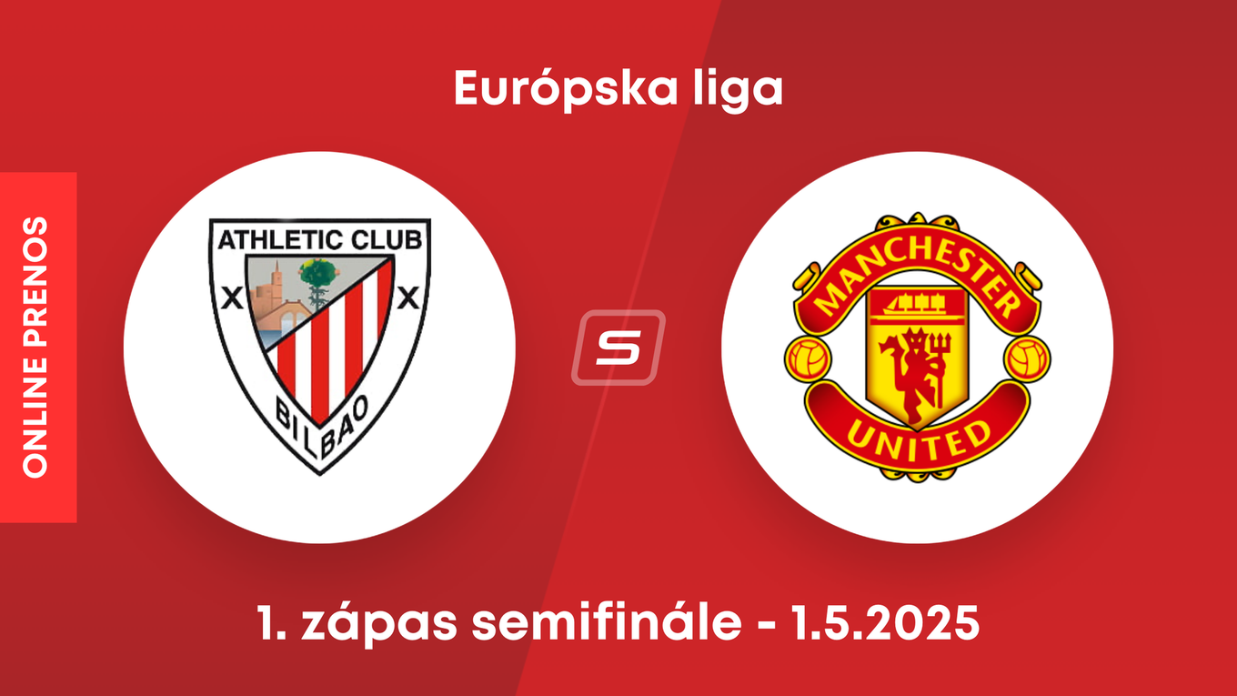 Athletic Bilbao - Manchester United: ONLINE prenos z 1. zápasu semifinále Európskej ligy.