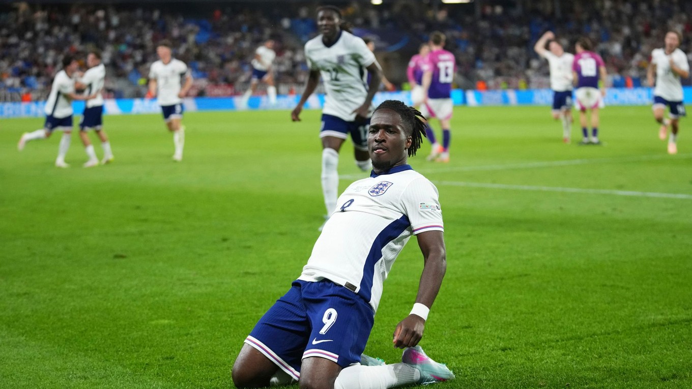 Jonathan Rowe gól vo finále EURO U21 2025