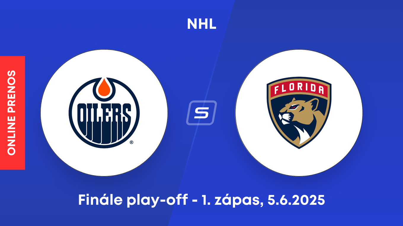 Edmonton Oilers - Florida Panthers: ONLINE prenos z 1. zápasu finále play-off NHL. 