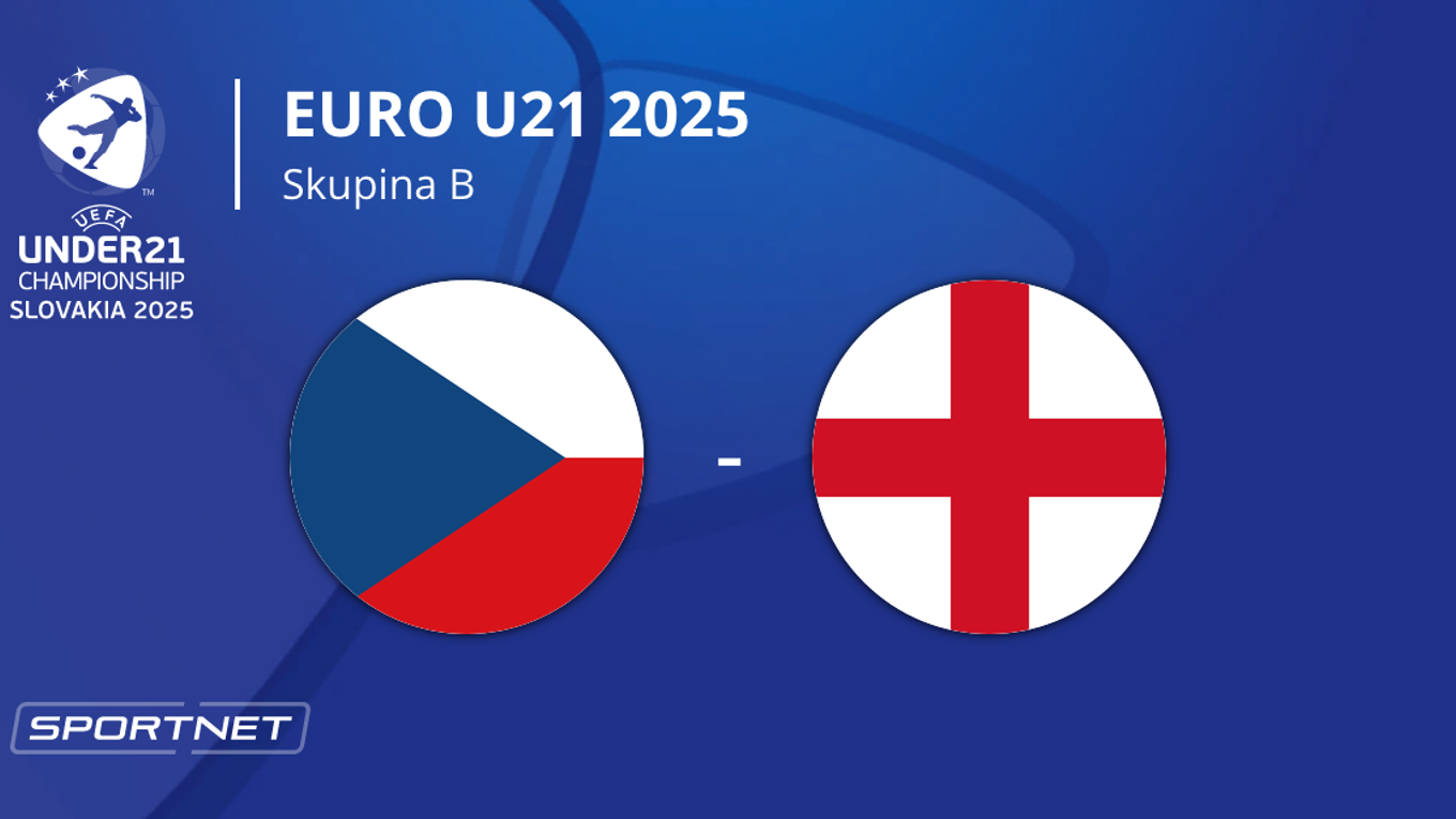 Česko - Anglicko: ONLINE prenos zo zápasu na EURO U21 2025 (ME vo futbale do 21 rokov) na Slovensku.
