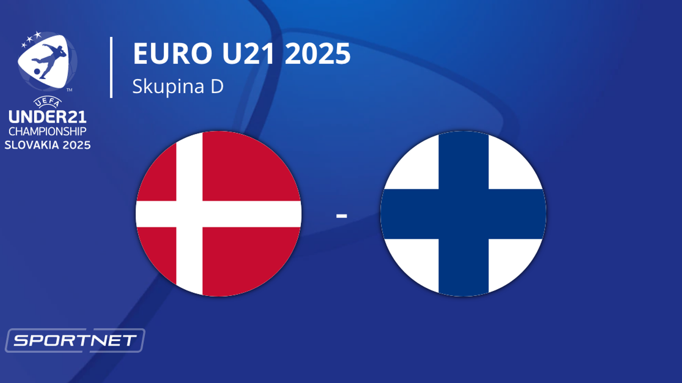 Dánsko - Fínsko: ONLINE prenos zo zápasu na EURO U21 2025 (ME vo futbale do 21 rokov) na Slovensku.