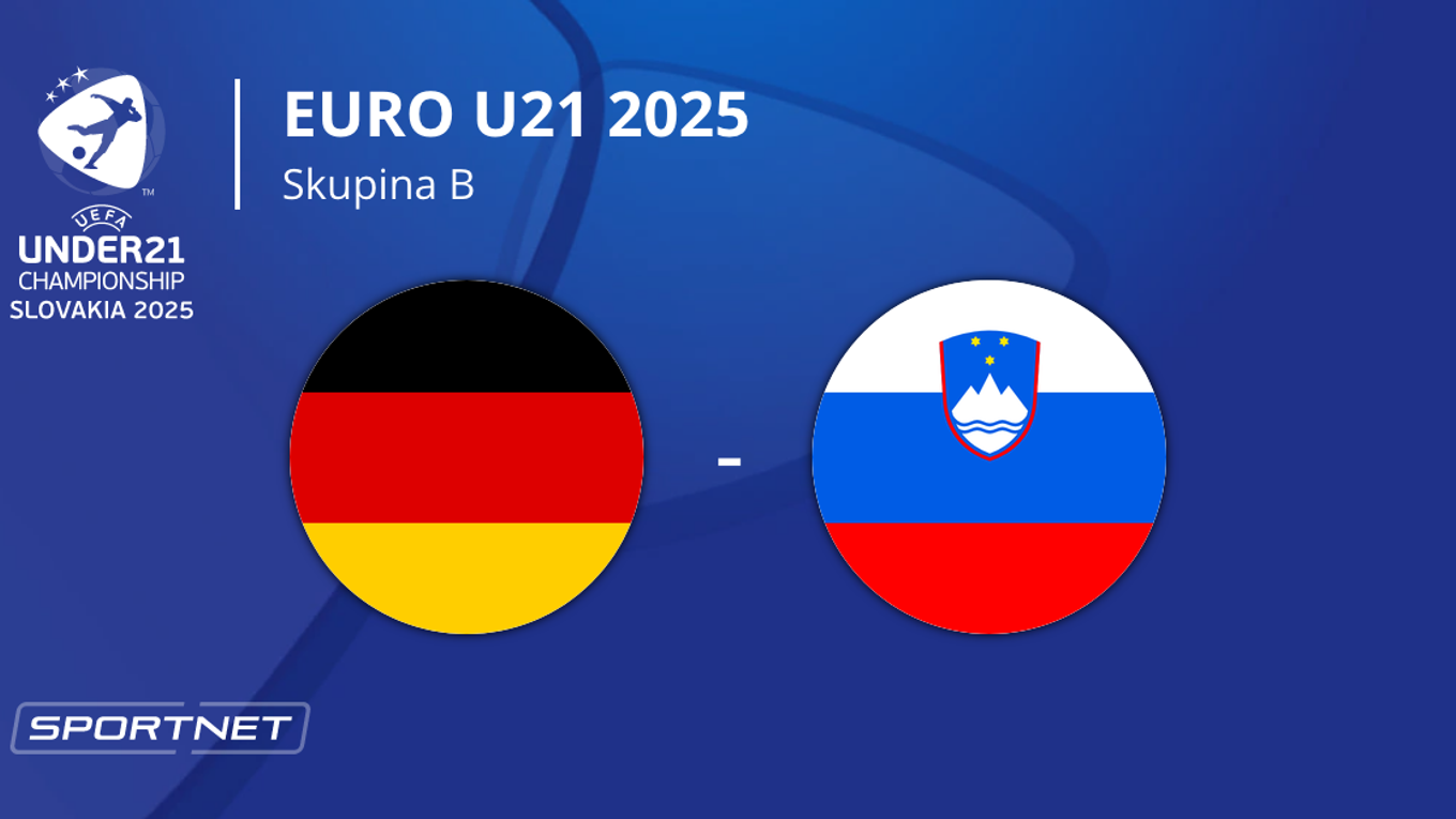 Nemecko - Slovinsko: ONLINE prenos zo zápasu na EURO U21 2025 (ME vo futbale do 21 rokov) na Slovensku.