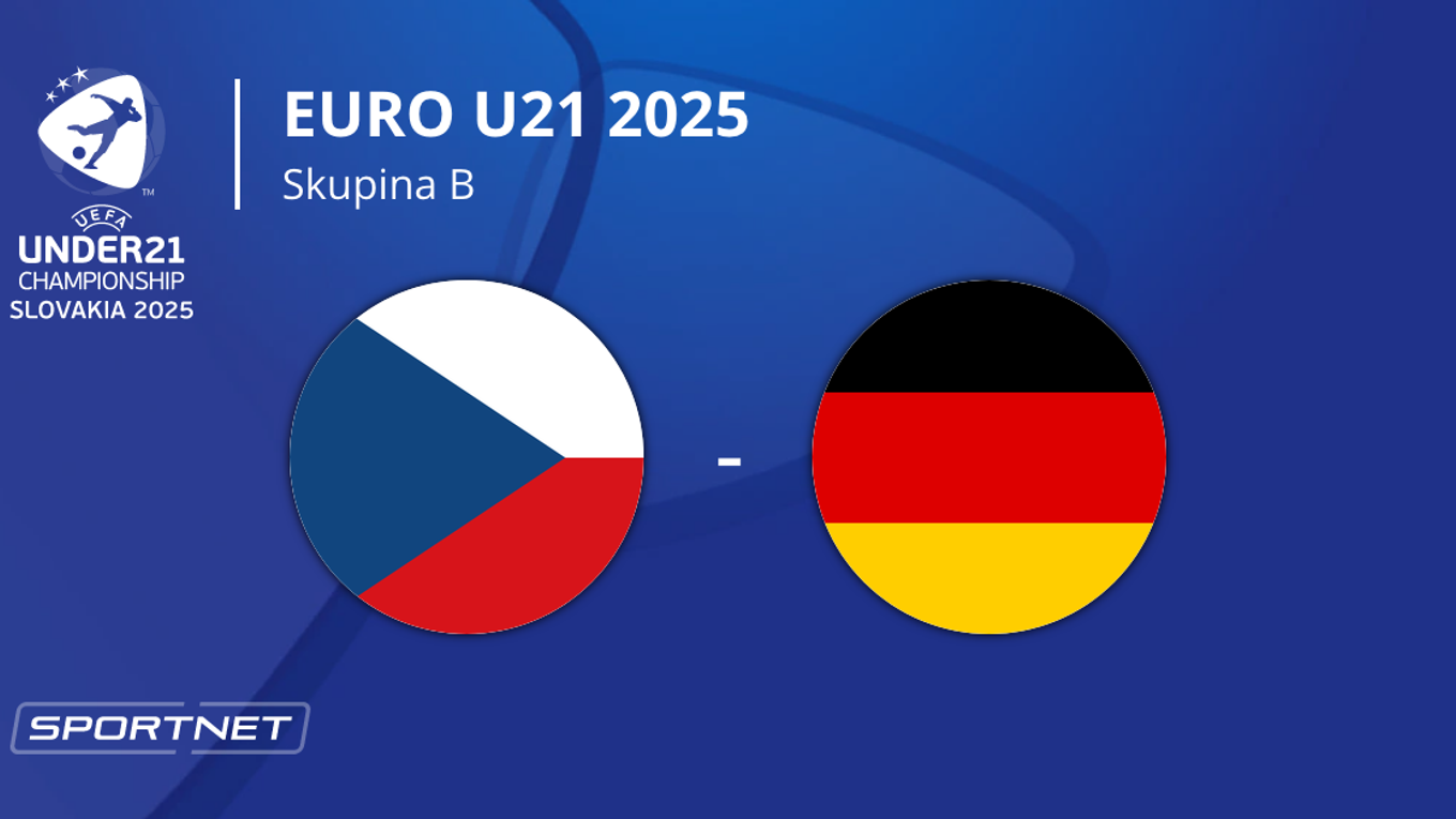 Česko - Nemecko: ONLINE prenos zo zápasu na EURO U21 2025 (ME vo futbale do 21 rokov) na Slovensku.