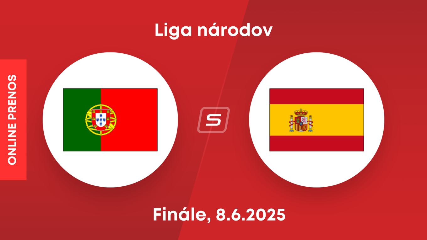 Portugalsko - Španielsko: ONLINE prenos z finálového zápasu Ligy národov.