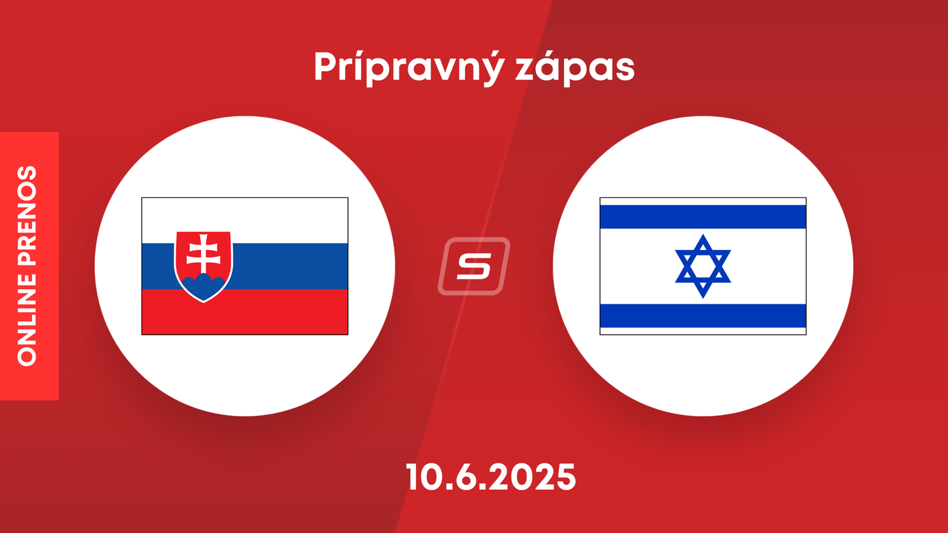 Slovensko - Izrael: ONLINE prenos z prípravného zápasu.