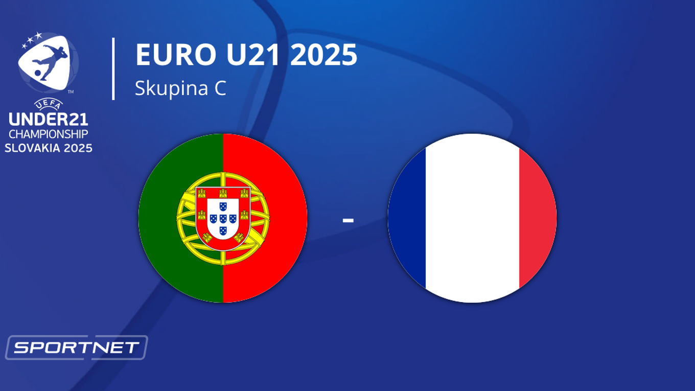 Portugalsko - Francúzsko: ONLINE prenos zo zápasu na EURO U21 2025 (ME vo futbale do 21 rokov) na Slovensku.