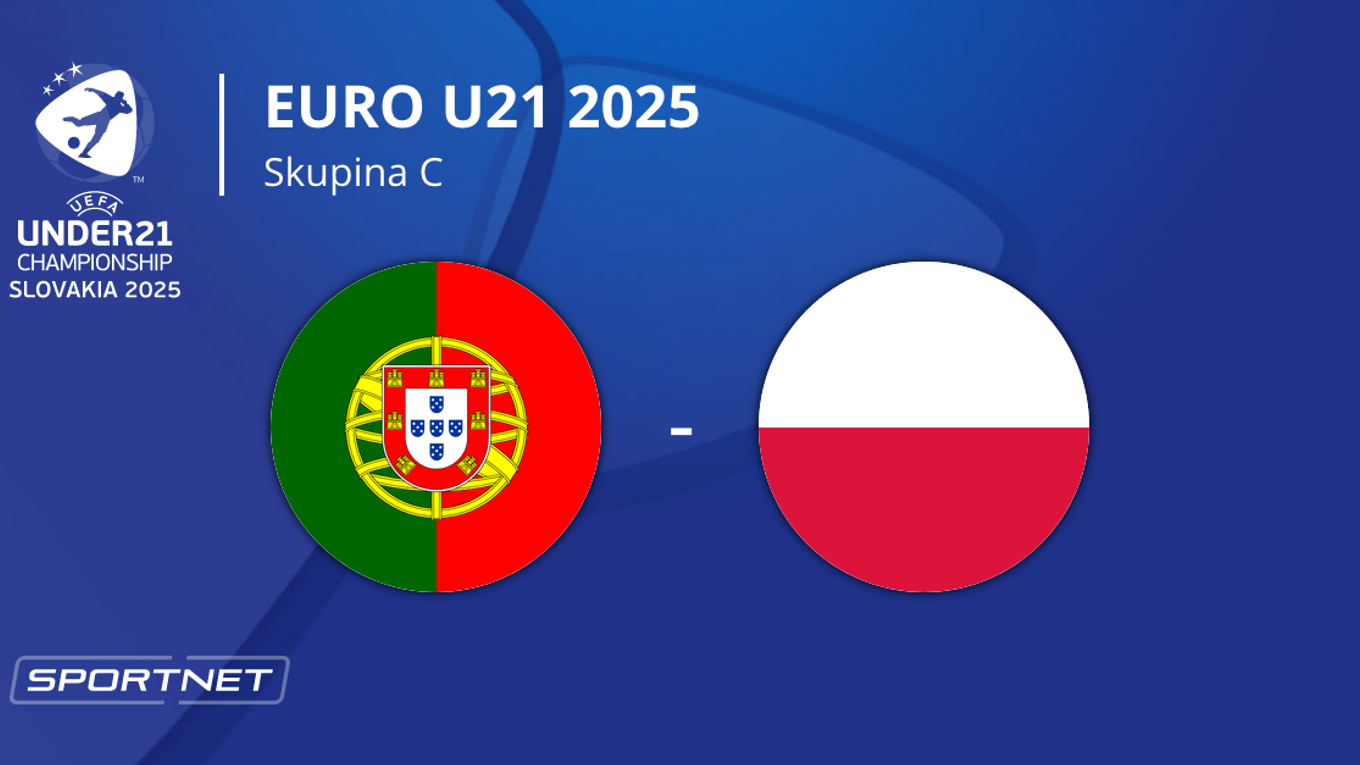 Portugalsko - Poľsko: ONLINE prenos zo zápasu na EURO U21 2025 (ME vo futbale do 21 rokov) na Slovensku.