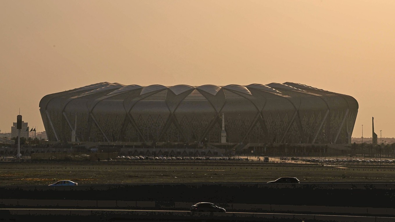 Štadión King Abdullah Sports City v Saudskej Arábii.