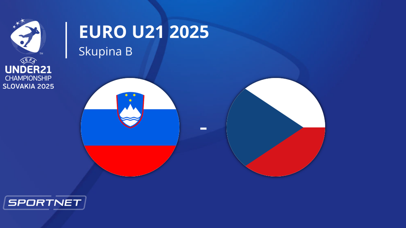 Slovinsko - Česko: ONLINE prenos zo zápasu na EURO U21 2025 (ME vo futbale do 21 rokov) na Slovensku.