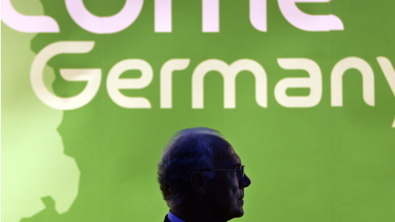 Franz Beckenbauer počas MS 2006