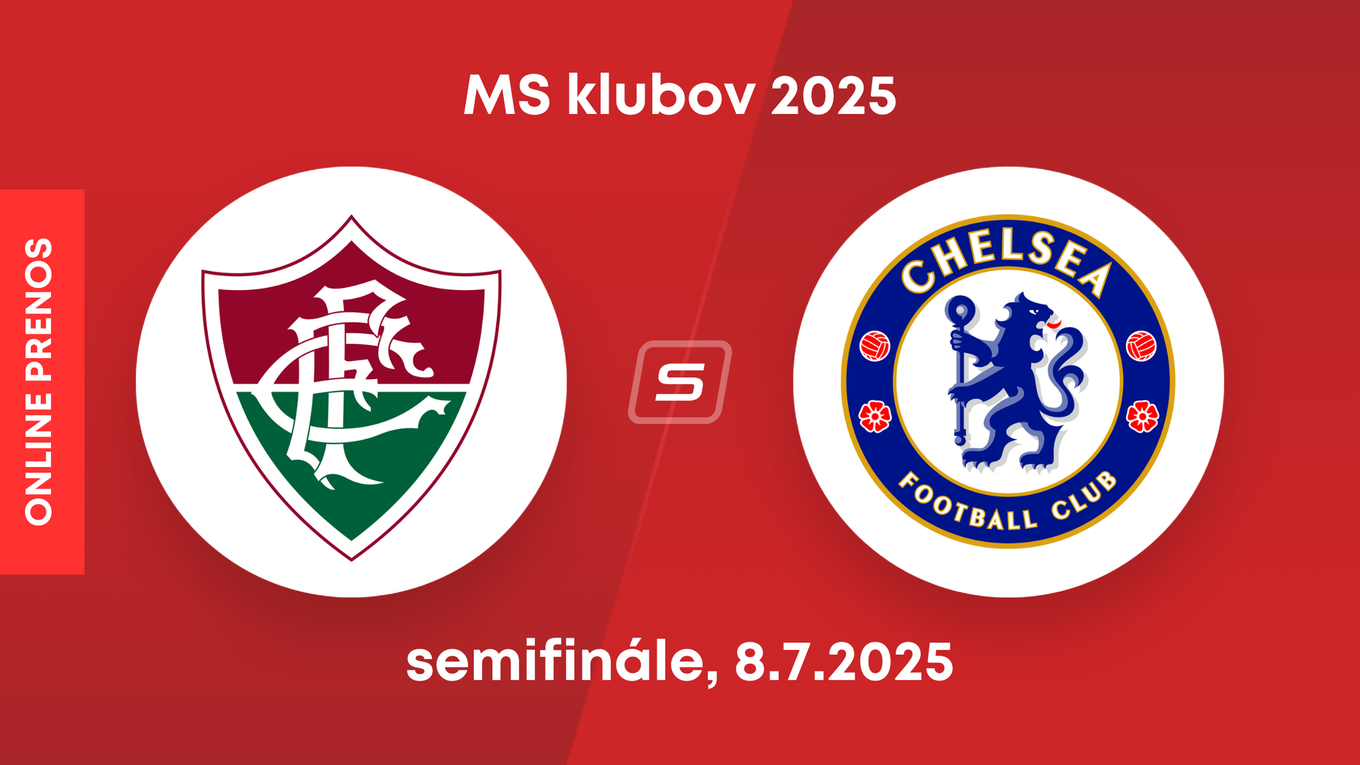 Fluminense - Chelsea: ONLINE prenos zo zápasu MS klubov 2025.