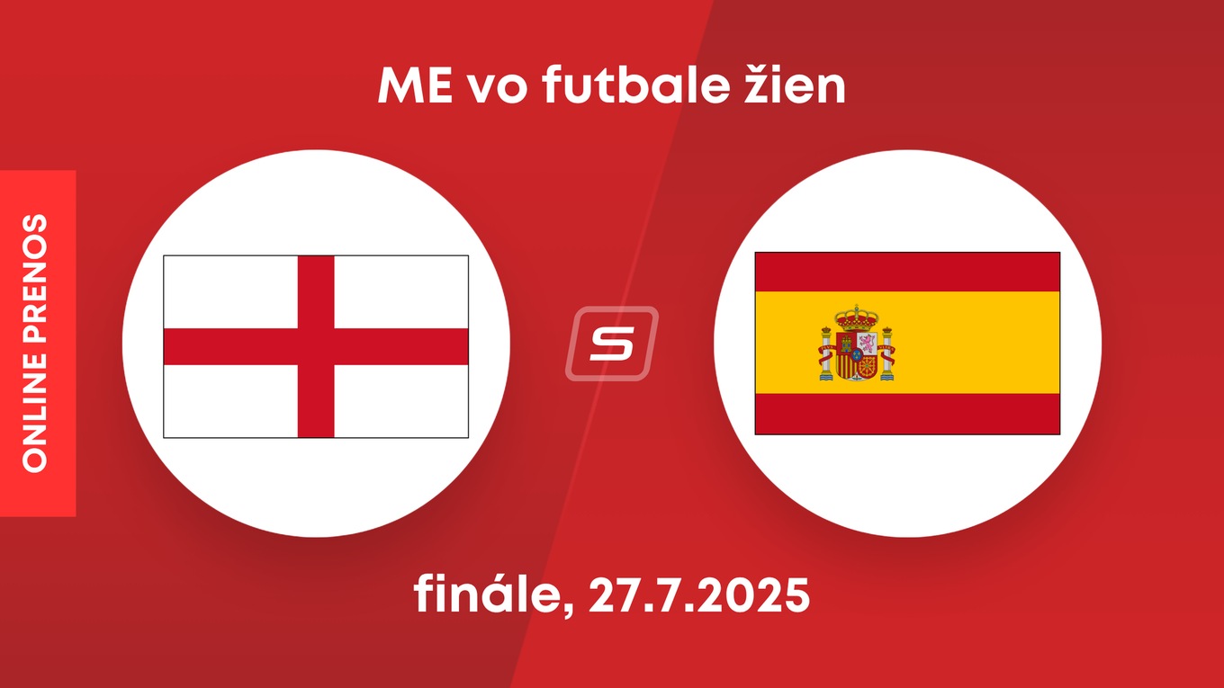 Anglicko - Španielsko: ONLINE prenos z finále ME vo futbale žien 2025.