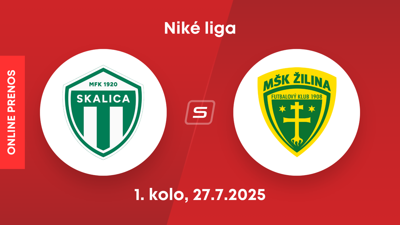 MFK Skalica - MŠK Žilina: ONLINE prenos zo zápasu 1. kola Niké ligy.