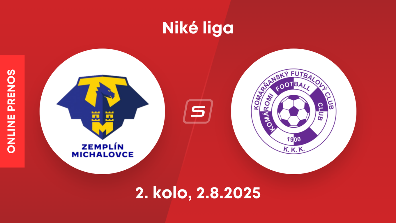 MFK Zemplín Michalovce - KFC Komárno: ONLINE prenos zo zápasu 2. kola Niké ligy.