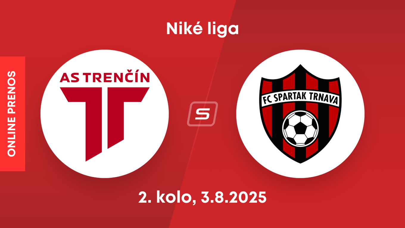 AS Trenčín - FC Spartak Trnava: ONLINE prenos zo zápasu 2. kola Niké ligy.