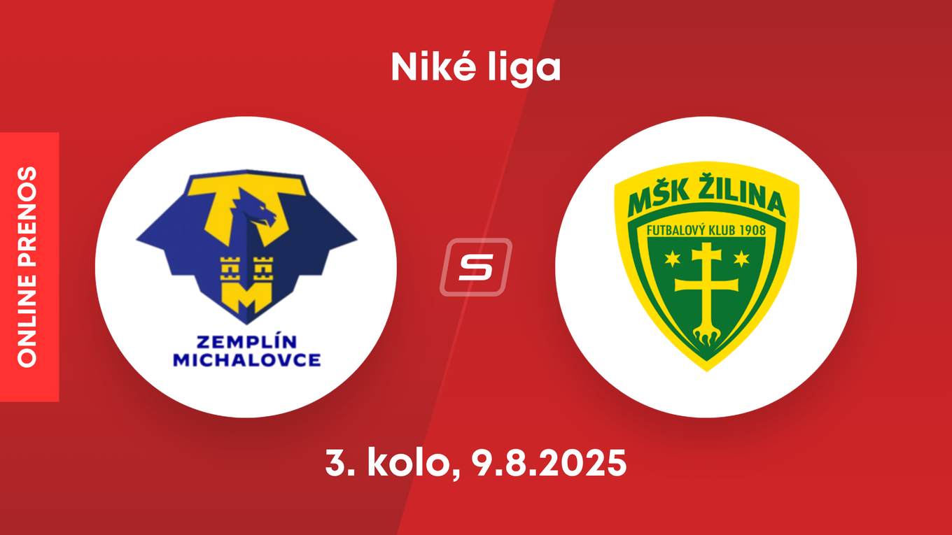 MFK Zemplín Michalovce - MŠK Žilina: ONLINE prenos zo zápasu 3. kola Niké ligy.