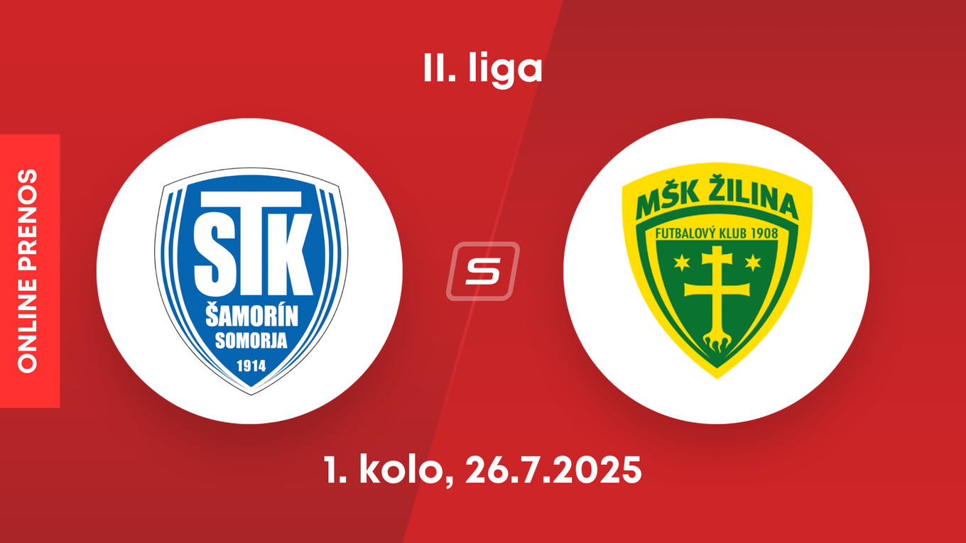 FC ŠTK 1914 Šamorín - MŠK Žilina B: ONLINE prenos zo zápasu 1. kola II. ligy.