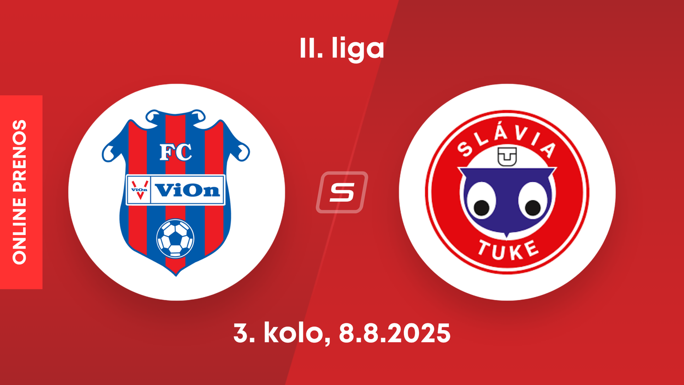 FC ViOn Zlaté Moravce - Slávia TU Košice: ONLINE prenos zo zápasu 3. kola II. ligy.