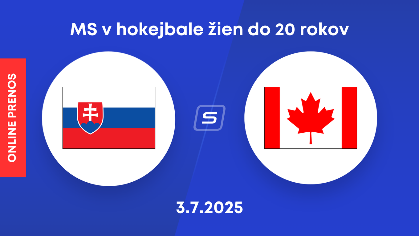 Slovensko - Kanada: LIVE STREAM prenos zo zápasu MS v hokejbale žien do 20 rokov 2025.