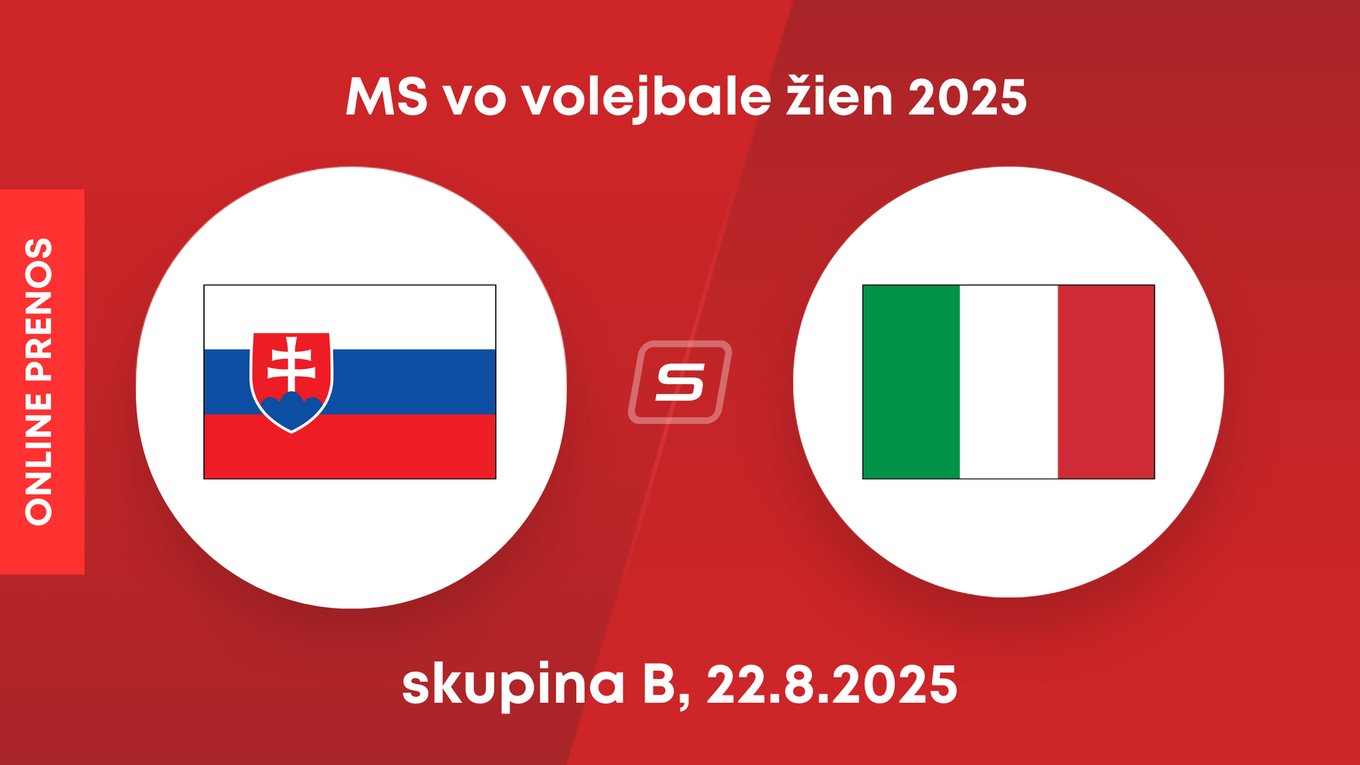 Slovensko - Taliansko: ONLINE prenos zo zápasu skupiny B na MS vo volejbale žien 2025.