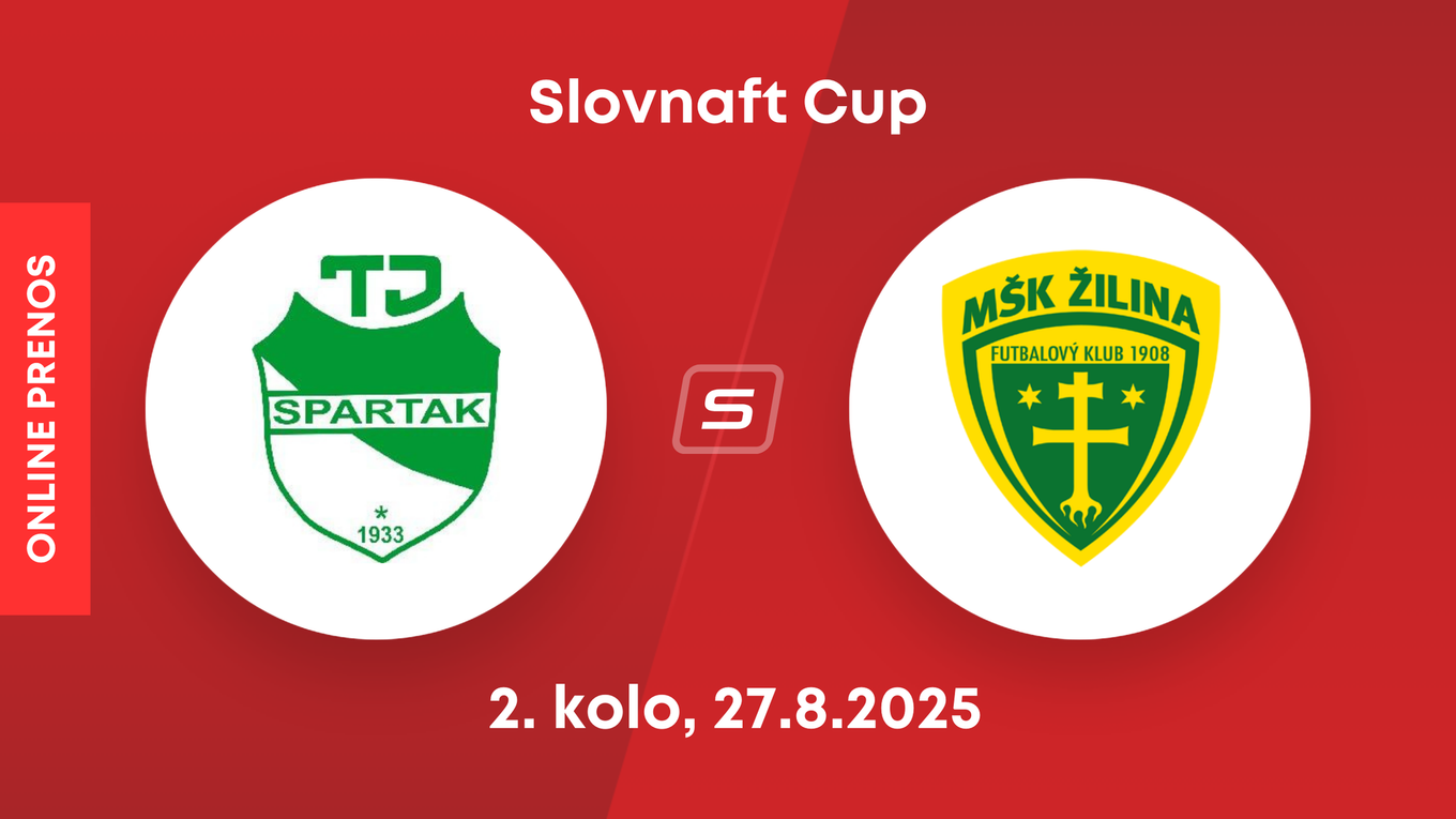 TJ Spartak Vysoká nad Kysucou - MŠK Žilina: ONLINE prenos zo zápasu 2. kola Slovnaft Cupu.