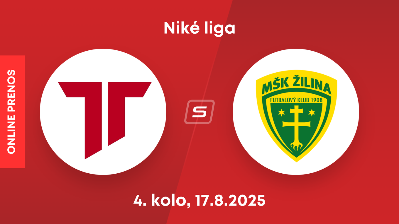 AS Trenčín - MŠK Žilina: ONLINE prenos zo zápasu 4. kola Niké ligy.