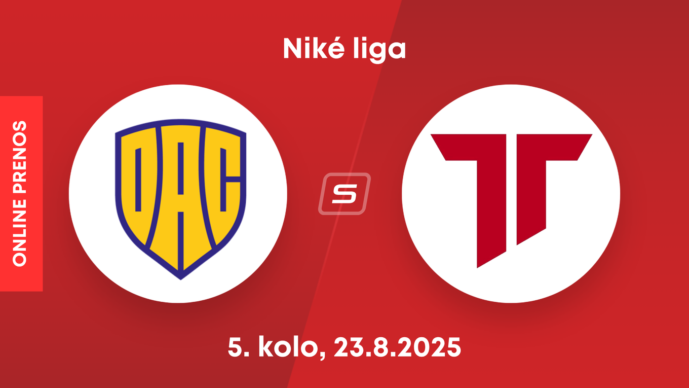FC DAC Dunajská Streda - AS Trenčín: ONLINE prenos zo zápasu 5. kola Niké ligy.