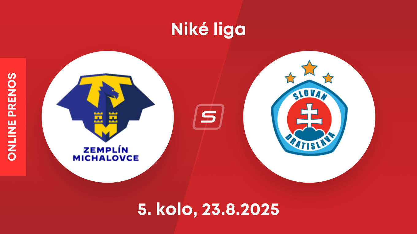 MFK Zemplín Michalovce - ŠK Slovan Bratislava: ONLINE prenos zo zápasu 5. kola Niké ligy.
