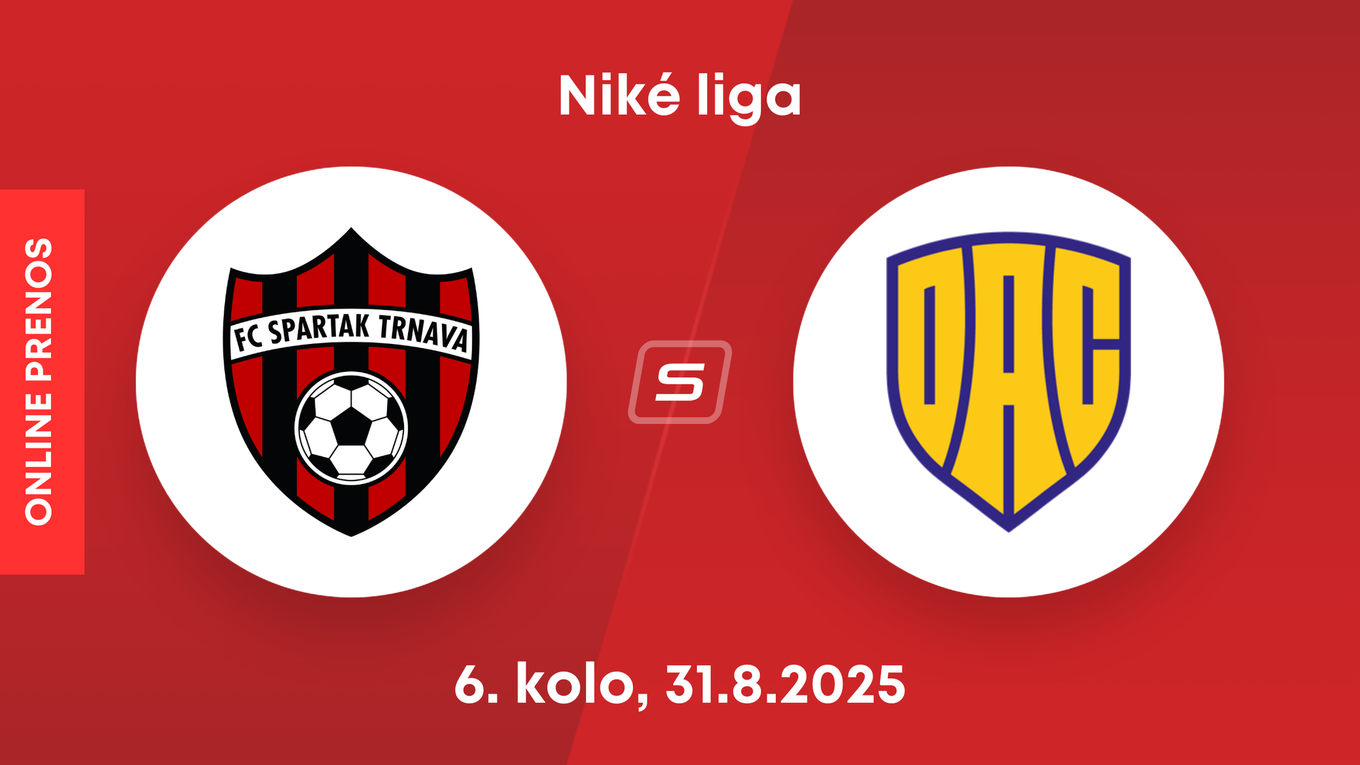 FC Spartak Trnava - FC DAC Dunajská Streda: ONLINE prenos zo zápasu 6. kola Niké ligy.