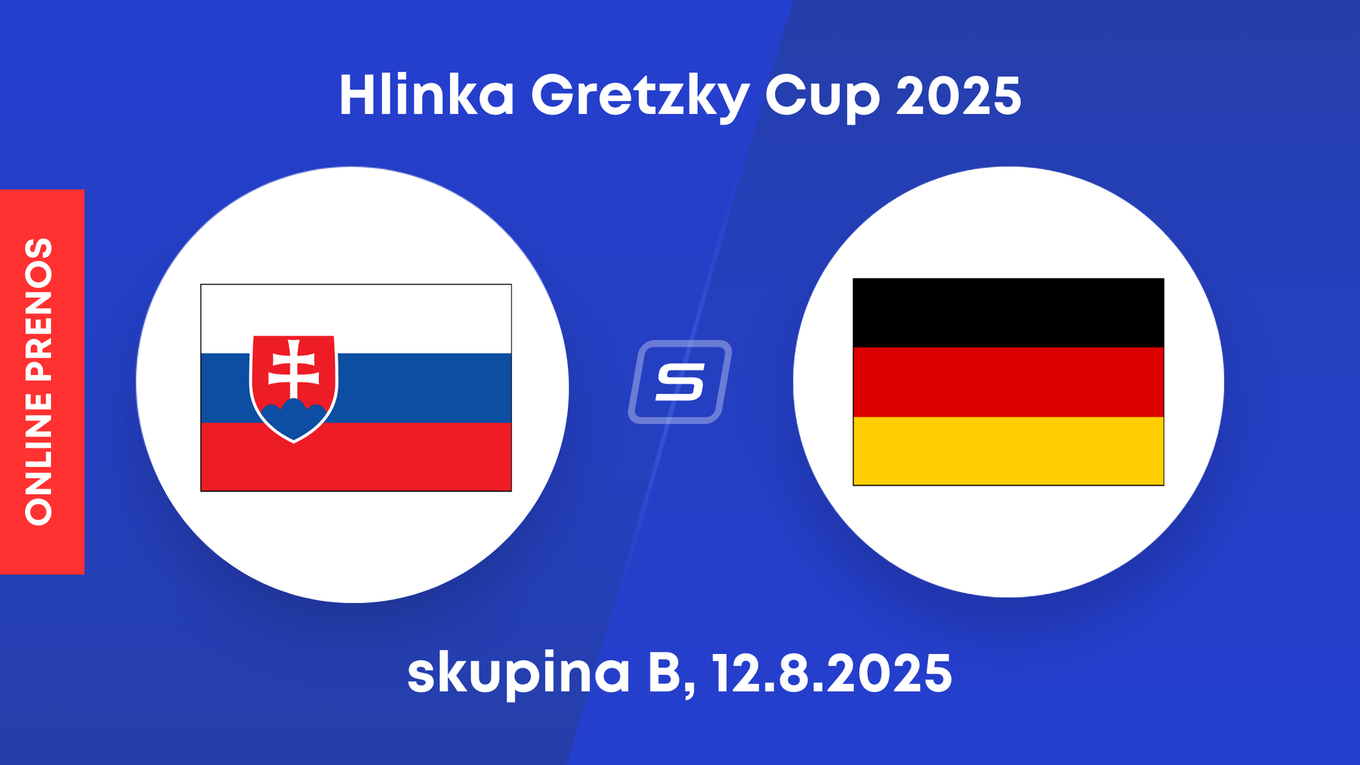 Slovensko U18 vs. Nemecko U18: ONLINE prenos z turnaja Hlinka Gretzky Cup 2025.
