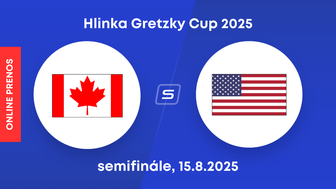 Kanada U18 vs. USA U18: ONLINE prenos z turnaja Hlinka Gretzky Cup 2025.