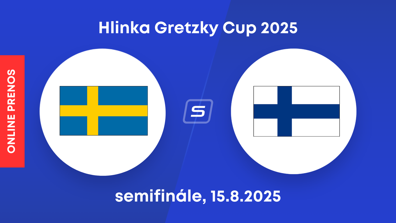 Švédsko U18 vs. Fínsko U18: ONLINE prenos z turnaja Hlinka Gretzky Cup 2025.