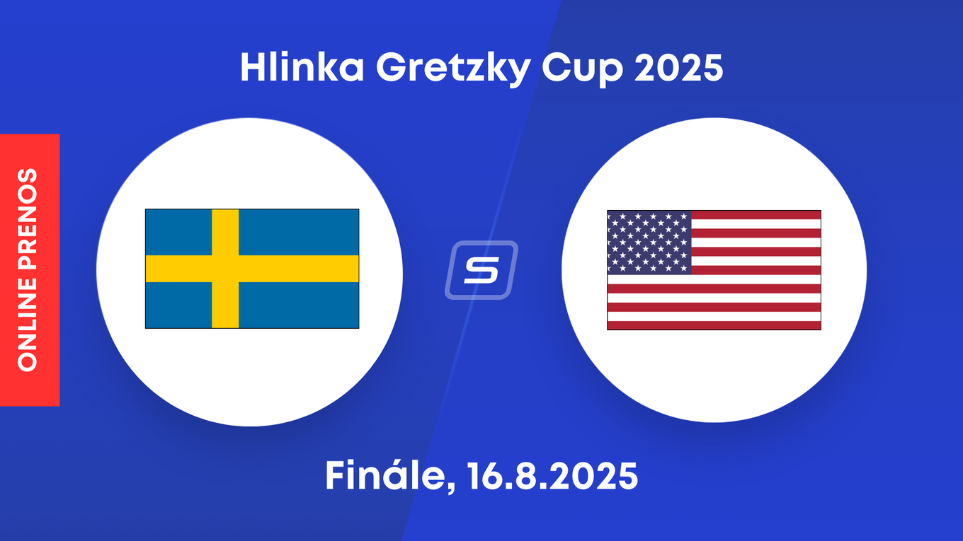 Švédsko U18 vs. USA U18: ONLINE prenos z finále turnaja Hlinka Gretzky Cup 2025.
