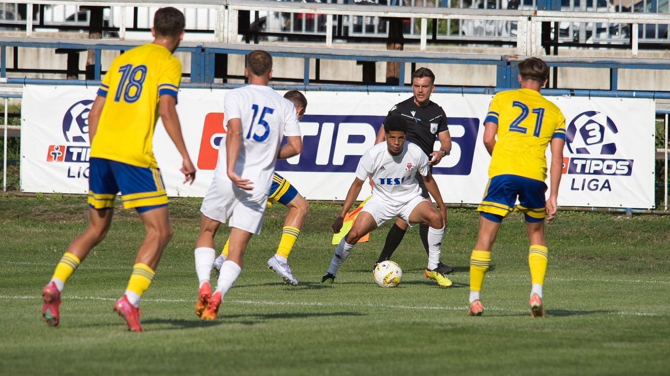 Momentka zo zápasu Stropkov - Košice B.