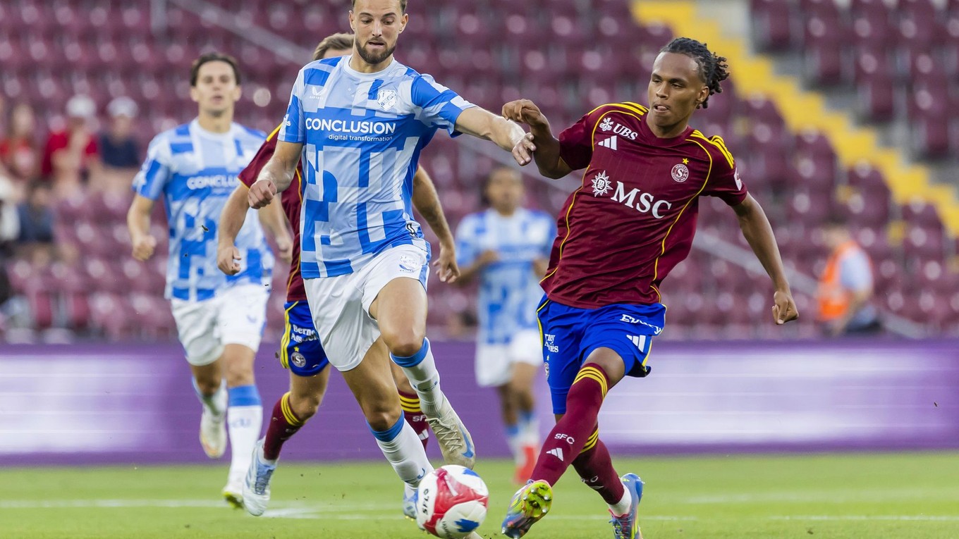 Fotka zo zápasu Servette Ženeva - FC Utrecht.