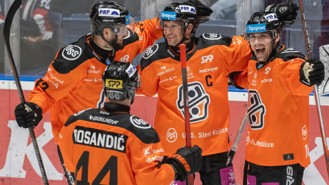 Hokejisti HC Košice.