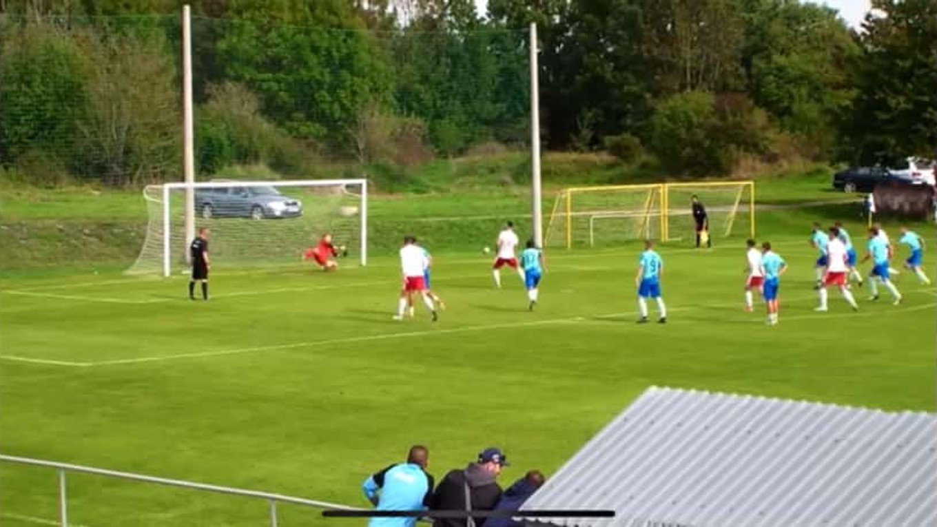 Momentka zo zápasu.