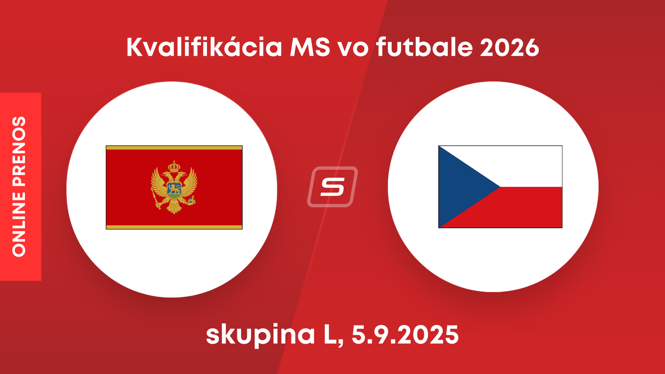 Čierna Hora - Česko: ONLINE prenos zo zápasu kvalifikácie MS 2026