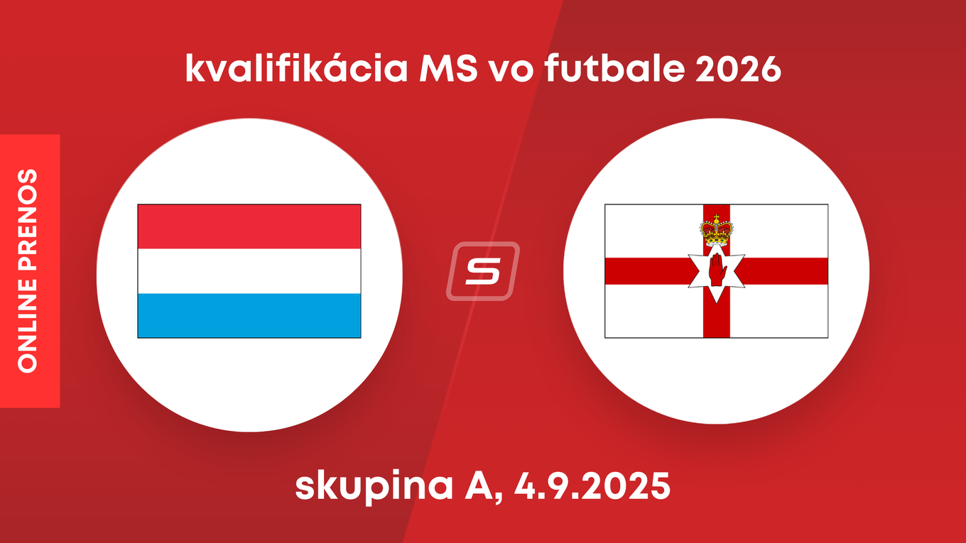 Luxembursko - Severné Írsko: ONLINE prenos zo zápasu kvalifikácie MS 2026
