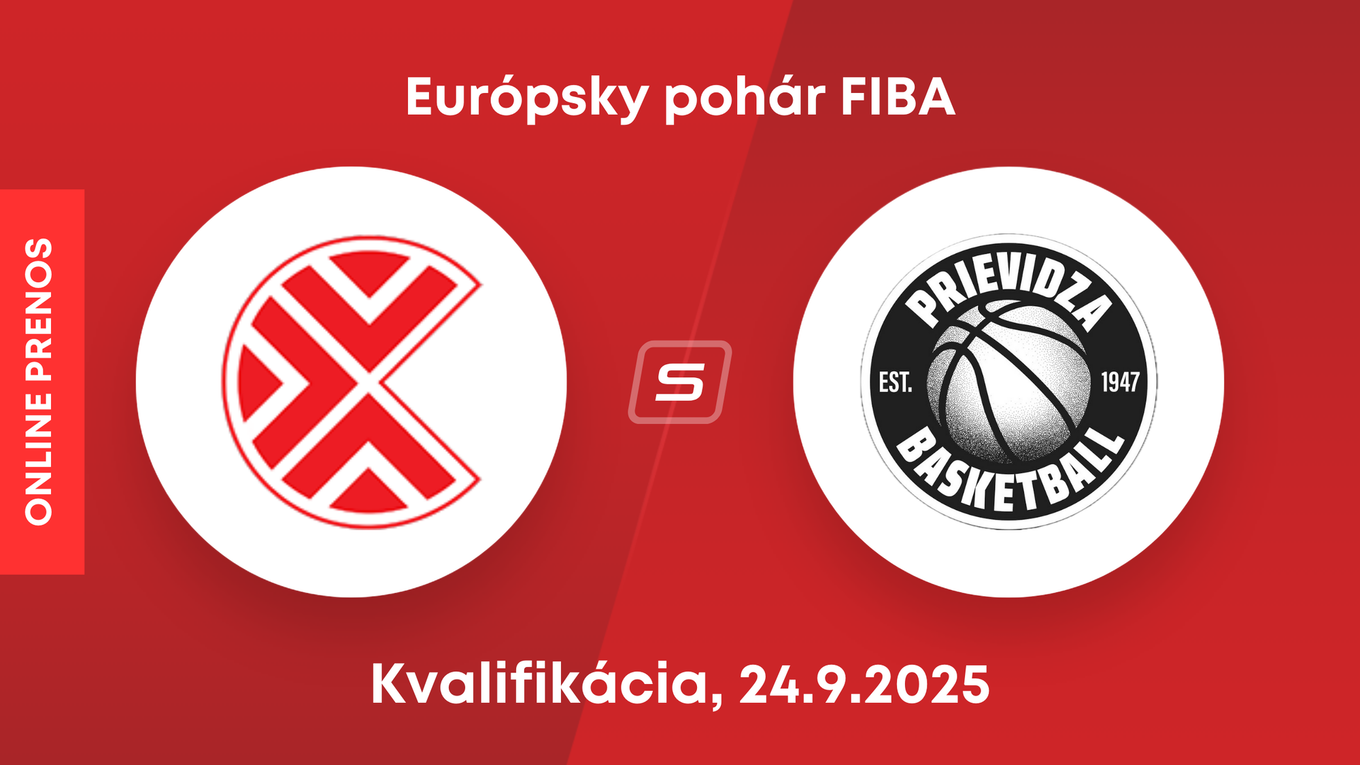 KK Cibona Záhreb - BC Prievidza: LIVE STREAM z kvalifikácie Európskeho pohára FIBA.