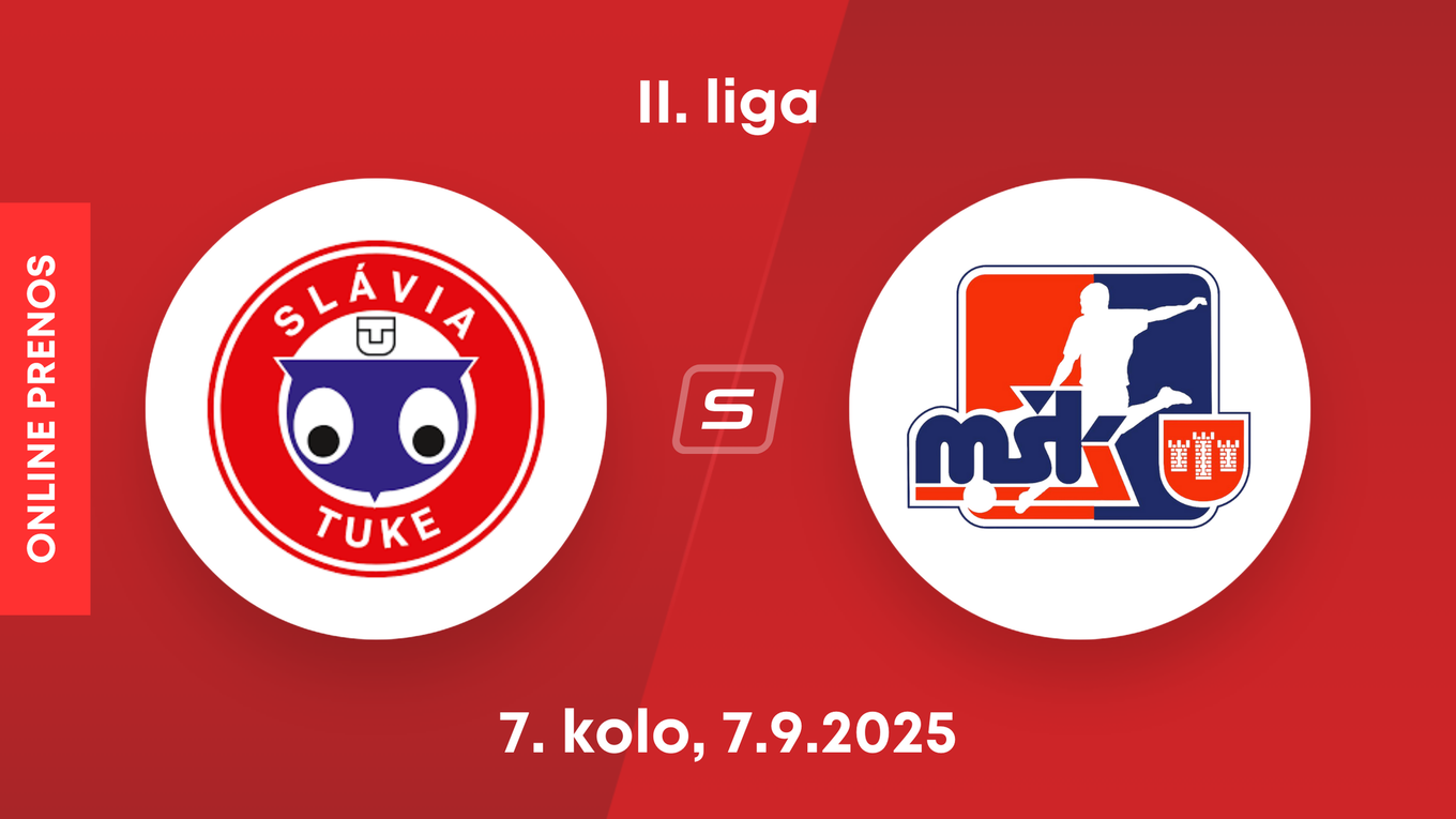 Slávia TU Košice - MŠK Považská Bystrica: ONLINE prenos zo zápasu 7. kola II. ligy.