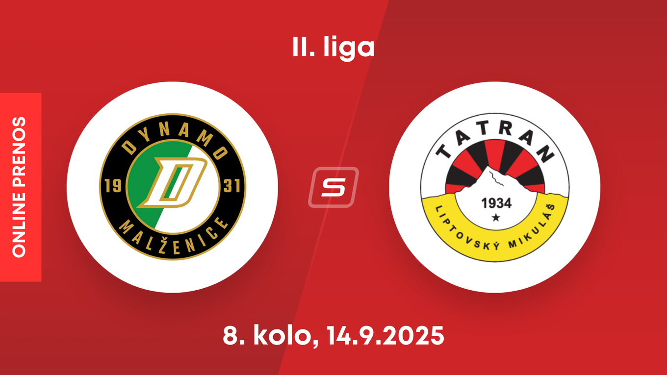 OFK Malženice - MFK Tatran Liptovský Mikuláš: ONLINE prenos zo zápasu 8. kola II. ligy.