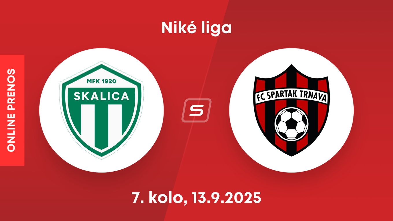 MFK Skalica - FC Spartak Trnava: ONLINE prenos zo zápasu 7. kola Niké ligy