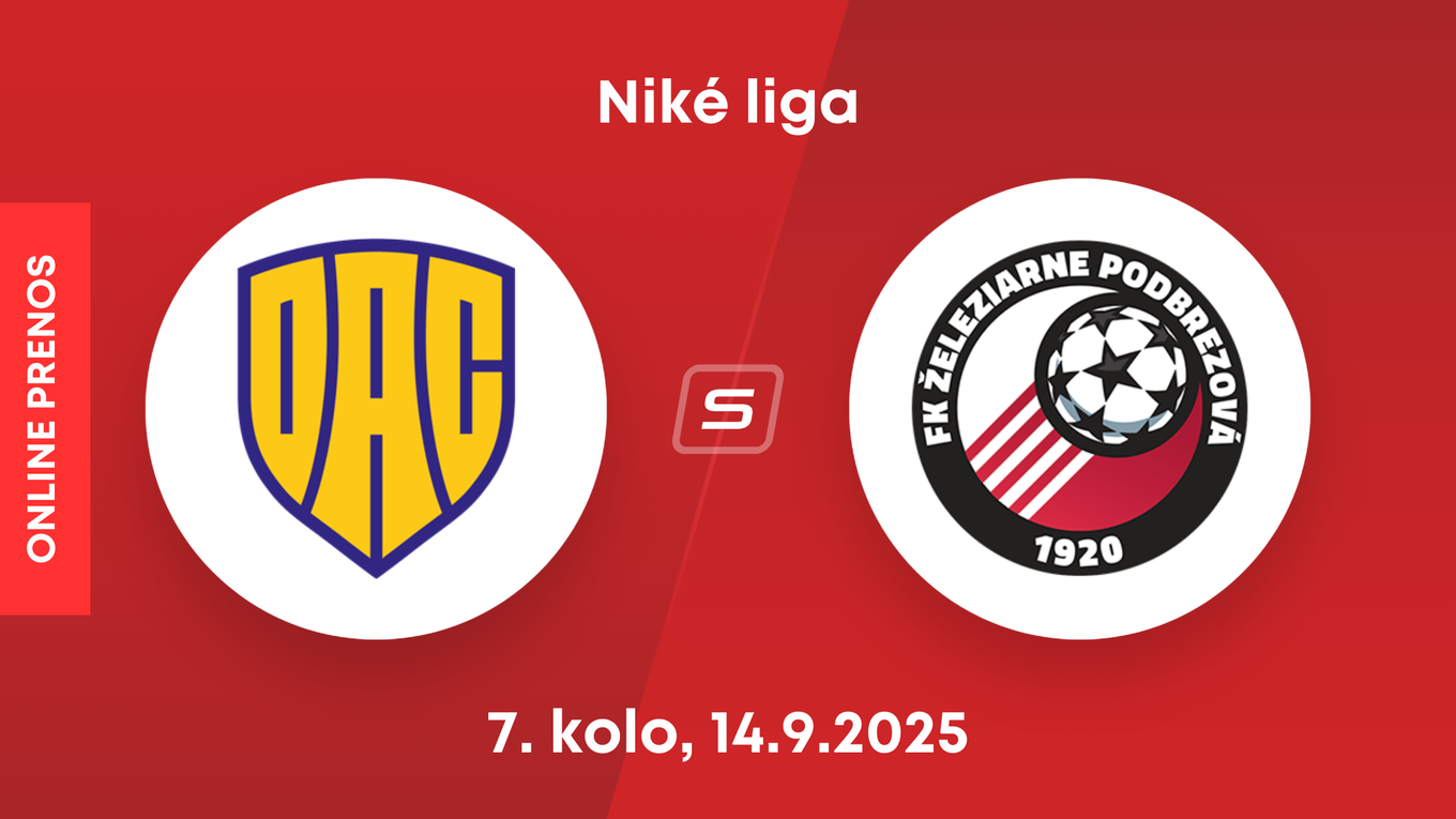 FC DAC Dunajská Streda - FK Železiarne Podbrezová: ONLINE prenos zo zápasu 7. kola Niké ligy.