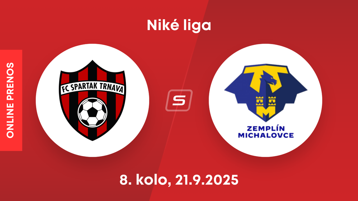 FC Spartak Trnava - MFK Zemplín Michalovce: ONLINE prenos zo zápasu 8. kola Niké ligy