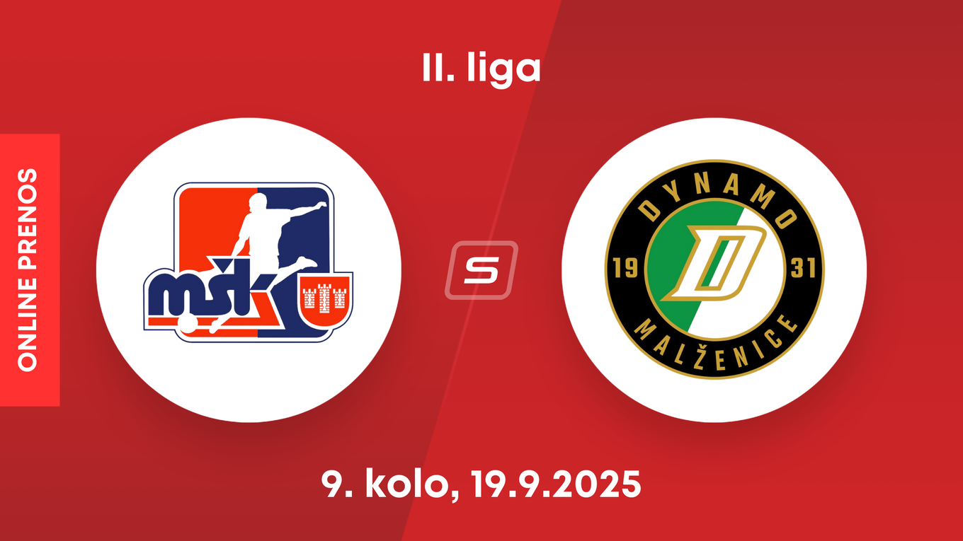 MŠK Považská Bystrica - OFK Malženice: ONLINE prenos zo zápasu 9. kola II. ligy.