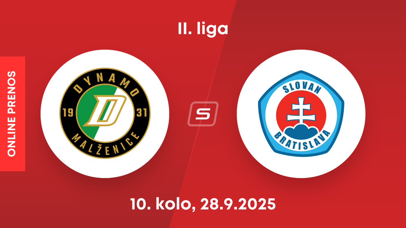 OFK Malženice - ŠK Slovan Bratislava B: ONLINE prenos zo zápasu 10. kola II. ligy.