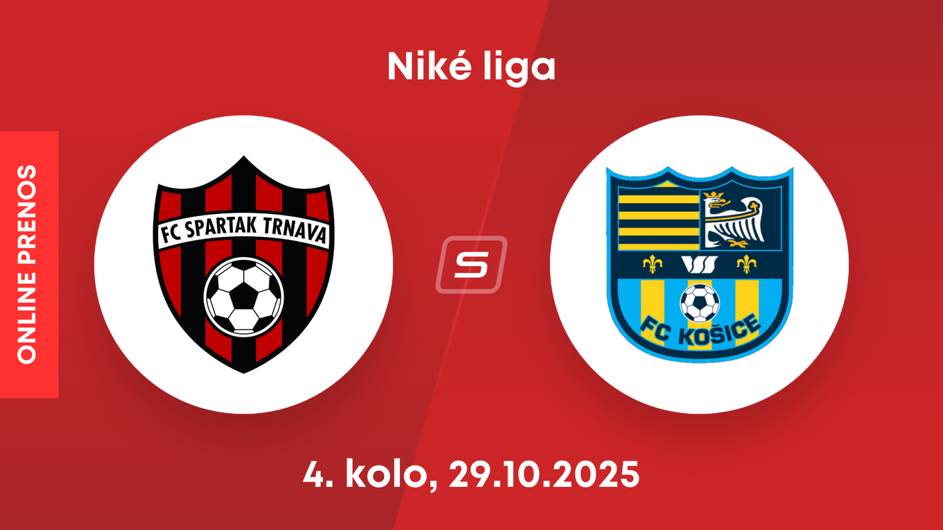 FC Spartak Trnava - FC Košice: ONLINE prenos zo zápasu 4. kola Niké ligy.