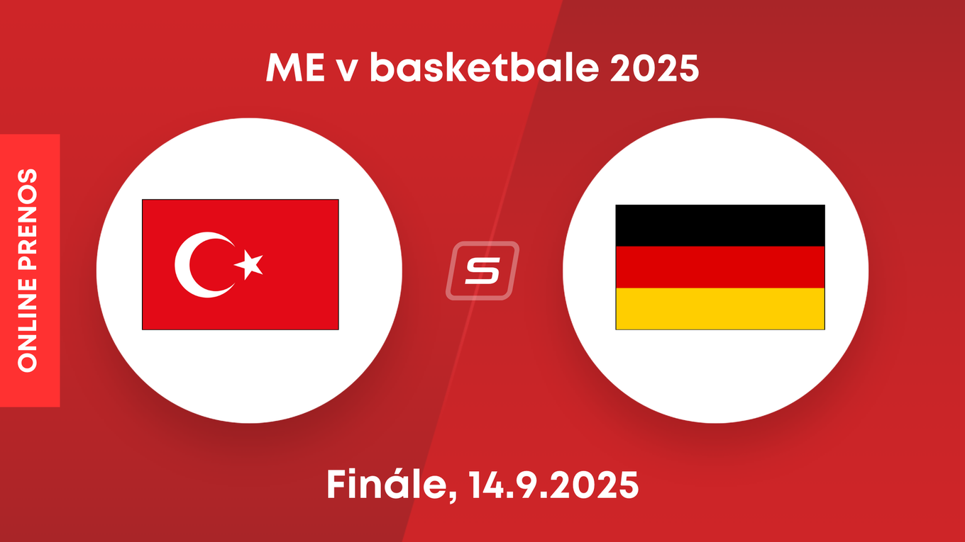 Turecko - Nemecko: ONLINE prenos zo finále ME v basketbale 2025.